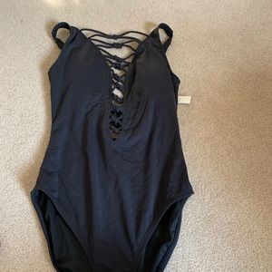 Dark Grey Beautiful One Piece Never Worn